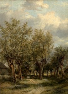 A Lane nær Norwich, Norfolk, ca. 1830