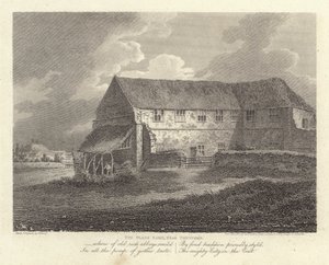 Robert Bloomfield, poet: The Place Farm, nær Thetford (gravering)