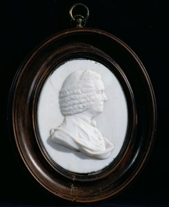 Portrett av John Harrison (1693-1776) (emaljepasta)