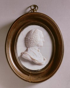 Portrett av John Harrison (1693-1776) (emaljepasta)