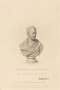 Byste av Sir Walter Scott av James Thomson after Sir Francis Legatt Chantrey