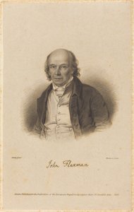 John Flaxman av James Thomson after William Derby