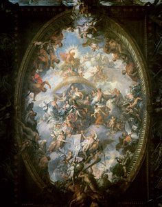 Tak i den malte salen, 1707-14 av James Thornhill