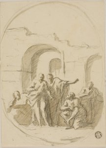 Den hellige Paulus og Barnabas i Lystra av James Thornhill