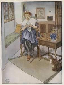 Illustrasjon for The Compleat Angler av Izaak Walton av James Thorpe