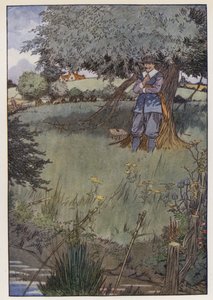 Illustrasjon for The Compleat Angler av Izaak Walton av James Thorpe