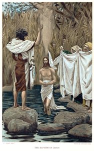 Jesu dåp av døperen Johannes, c1890