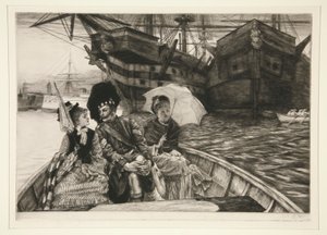 Hjertet mitt hviler mellom de to av James Tissot