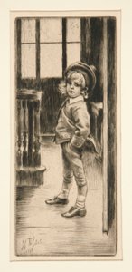 Sa Premi?re Culotte [Første par ridebukser] av James Tissot