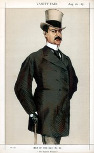 Den spanske ministeren, 1871. av James Jacques Joseph Tissot