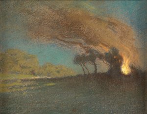 The Burning Bush (Pastell)