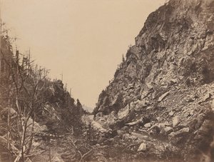 Leder for White Mountain Notch, Crawford House, 1854.