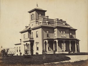 Viktoriansk hus, ca. 1860.