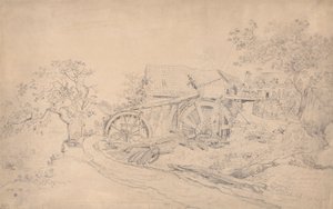 MR. Thompson's Wire Mill, Tintern av James Ward