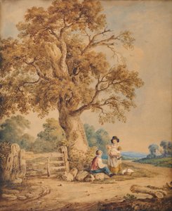 Landlig scene av James Ward