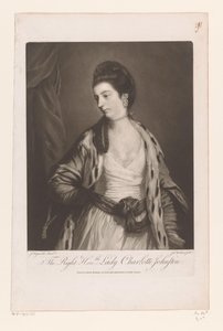 Portrett av Charlotte Johnstone The Right Honble. Lady Charlotte Johnston (tittel på objekt)