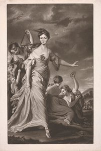 Mary Hale (née Chaloner) som Euphrosyne i 'L'Allegro'