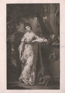 Mrs. Abington som 'the Comic Muse' av James Watson