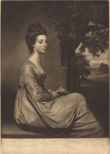Jemima grevinne Cornwallis av James Watson after Sir Joshua Reynolds