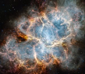 Krabbetåken (NIRCam og MIRI-bilde) av James Webb Space Telescope (NASA)