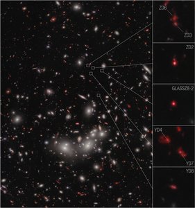 Galaxy Protocluster (NIRCam-bilde) av James Webb Space Telescope (NASA)