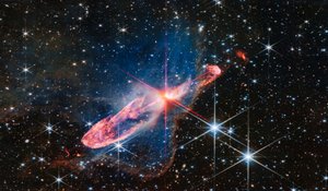 Herbig-Haro 46/47 (NIRCam-bilde) av James Webb Space Telescope (NASA)