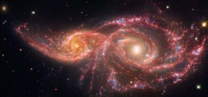 Hubble undersøker galaksepar av James Webb Space Telescope (NASA)