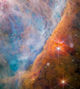 Orion Bar (NIRCam-bilde) av James Webb Space Telescope (NASA)