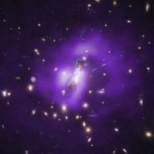Phoenix-klyngen (Hubble, Chandra, VLA) av James Webb Space Telescope (NASA)
