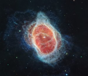 Southern Ring Nebula (MIRI-bilde) av James Webb Space Telescope (NASA)