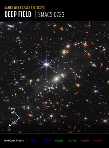 Webbs First Deep Field (NIRCam Compass Image) av James Webb Space Telescope (NASA)