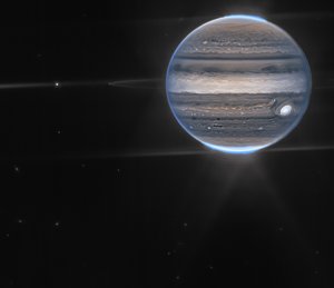 Webbs Jupiter-bilder viser frem Auroras, Hazes