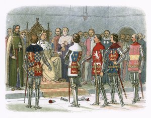 Arundel, Gloucester, Nottingham, Derby og Warwick før kong Richard II av James William Edmund Doyle