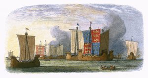 Slaget ved Sluys av James William Edmund Doyle