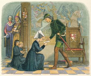 Edward IV og Lady Elizabeth Grey, 1464 1864 av James William Edmund Doyle