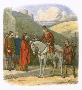 Edward myrdet på Corfe av James William Edmund Doyle