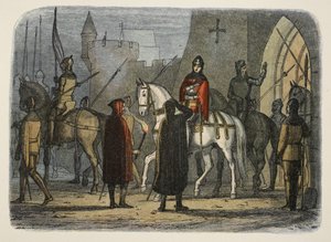 Henry V marsjerer ut mot Lollards, fra A Chronicle of England BC 55 til AD 1485, pub. London, 1863