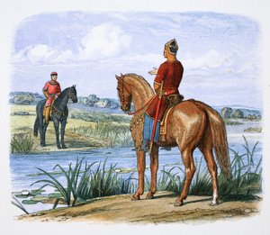 Henry av Anjou og Stephen konfererte over Themsen, 1153 1864 av James William Edmund Doyle