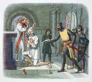 Hubert de Burgh hentet fra helligdommen i Boisars, Frankrike, 1232 1864 av James William Edmund Doyle