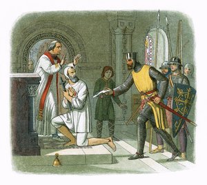 Hubert hentet fra helligdommen i Boisars av James William Edmund Doyle