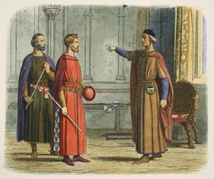 Kong Edward I truer Lord Marshal av James William Edmund Doyle
