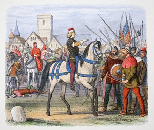 Kong Richard II møter opprørerne ved Smithfield, Peasants