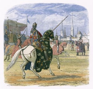 Kong Richard II stopper duellen mellom Hereford og Norfolk av James William Edmund Doyle