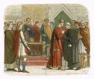 Kong William I retter retten til de engelske lederne av James William Edmund Doyle