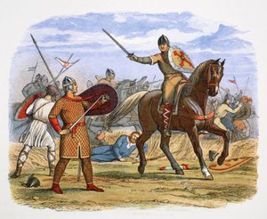 Robert, hertugen av Normandie, tatt til fange i slaget ved Tinchebraye, Normandie, 1106 1864 av James William Edmund Doyle