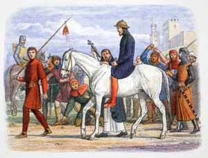 Thomas, jarl av Lancaster, ble ført til henrettelse, Pontefract, Yorkshire, 1322 1864 av James William Edmund Doyle