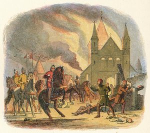 William får en dødelig skade ved Mantes, 1087 1864