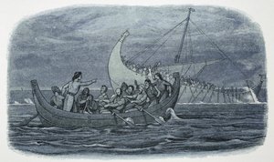 Vraket av det hvite skipet, Frankrike, 1120 1864 av James William Edmund Doyle