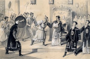 Keiser Weit-Soong og hoffet hans, tatt til fanger av tartarene, 1847