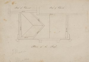 [En av] fem design for en kirke av James Wyatt